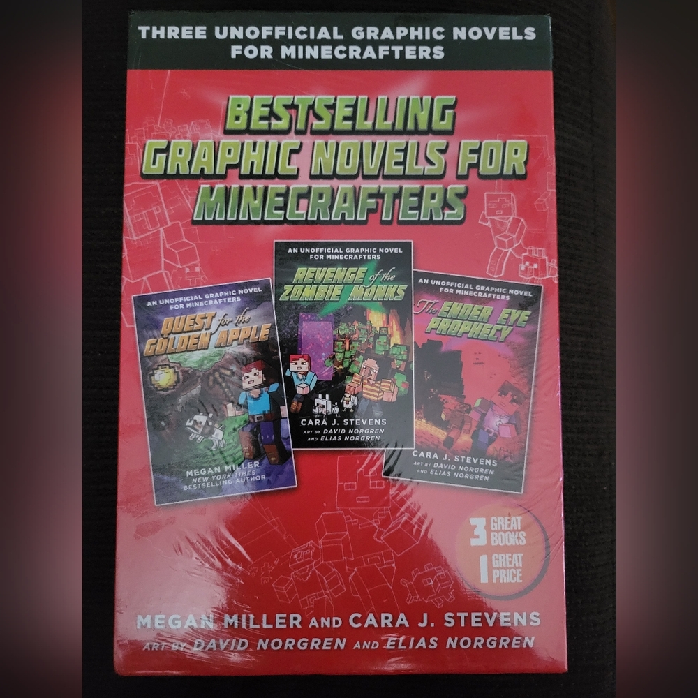 Bestselling Graphic Novels for Minecrafters - Red Cover